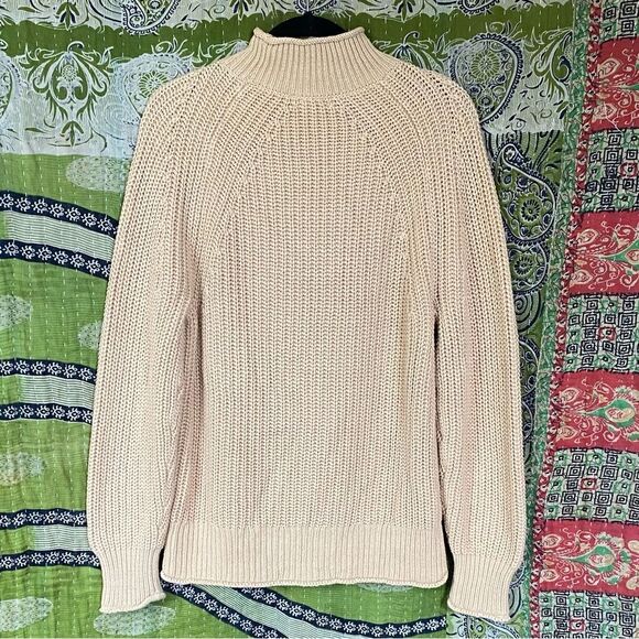 J. Crew Sandy Beach Relaxed Rolled Neck Sweater Size Medium - Picture 10 of 14